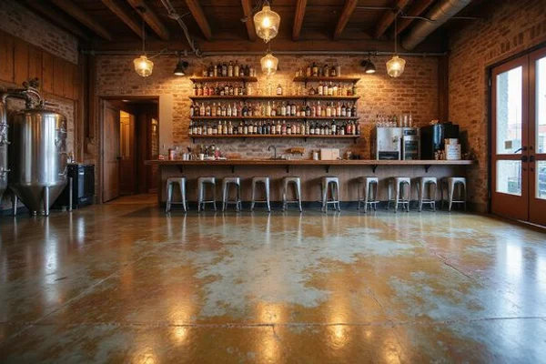 commercial concrete staining detail