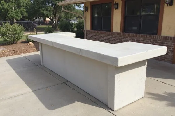 Commercial Concrete Bar Tops and Countertops detail