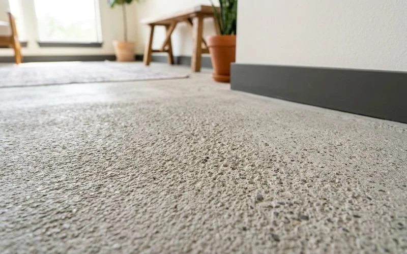 Concrete surface profile after diamond grinding