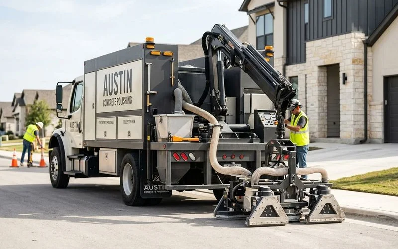 Diamond grinding equipment ready