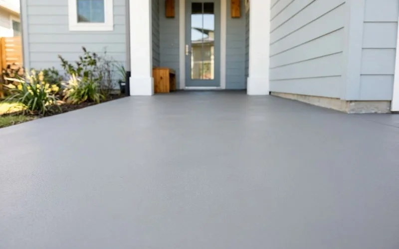 Same driveway after resurfacing