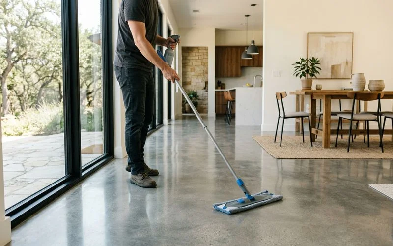 Simple maintenance with neutral cleaner