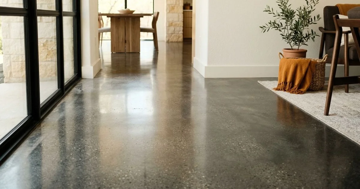 20-year-old polished concrete still pristine
