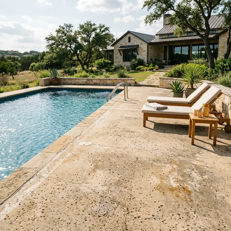 Pool Deck Resurfacing detail