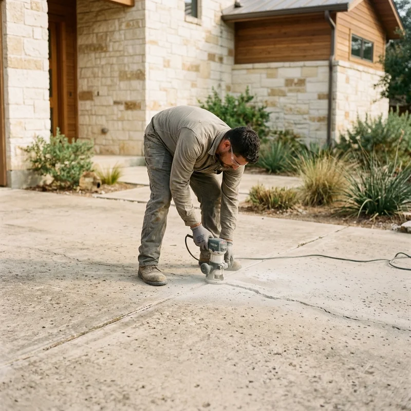 Cracked Concrete Repair detail