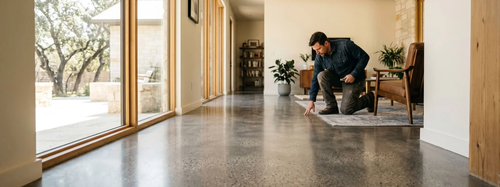 Gallery of finished decorative concrete work
