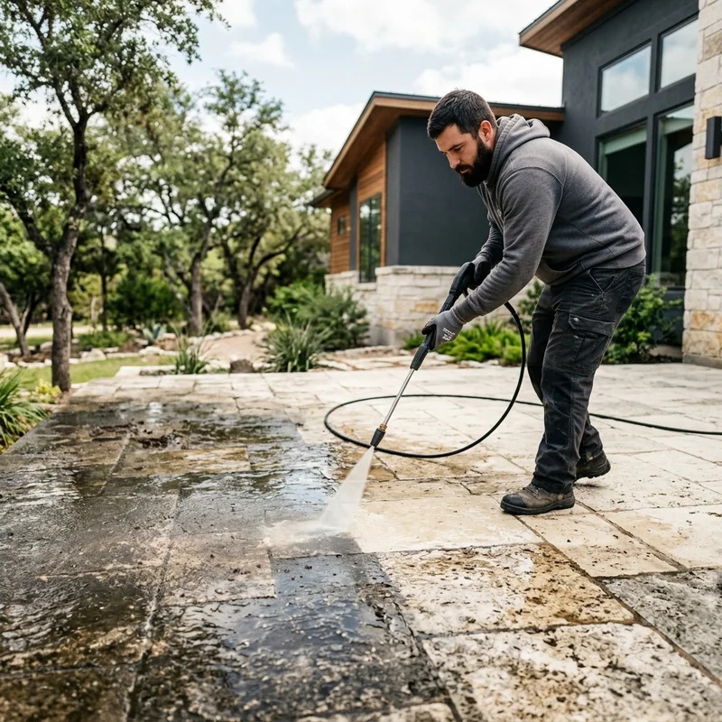 Concrete Cleaning & Sealing detail